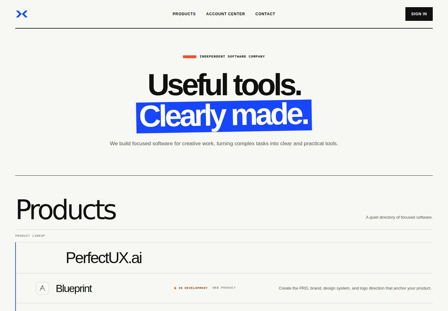 Captured homepage of toolspace.xyz in the current scan
