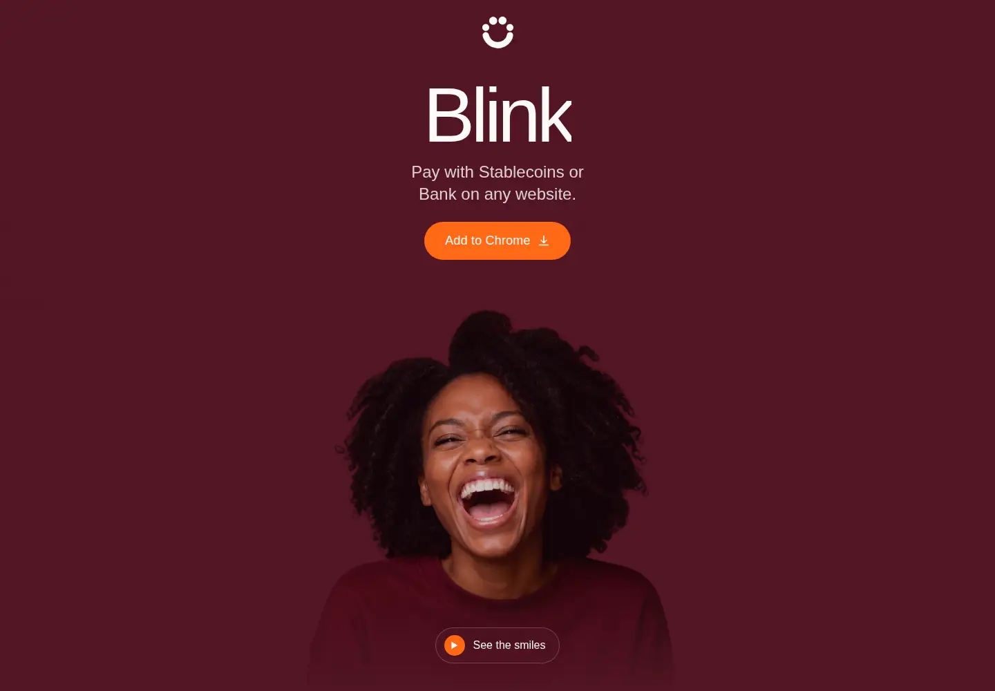 Screenshot of useblink.xyz