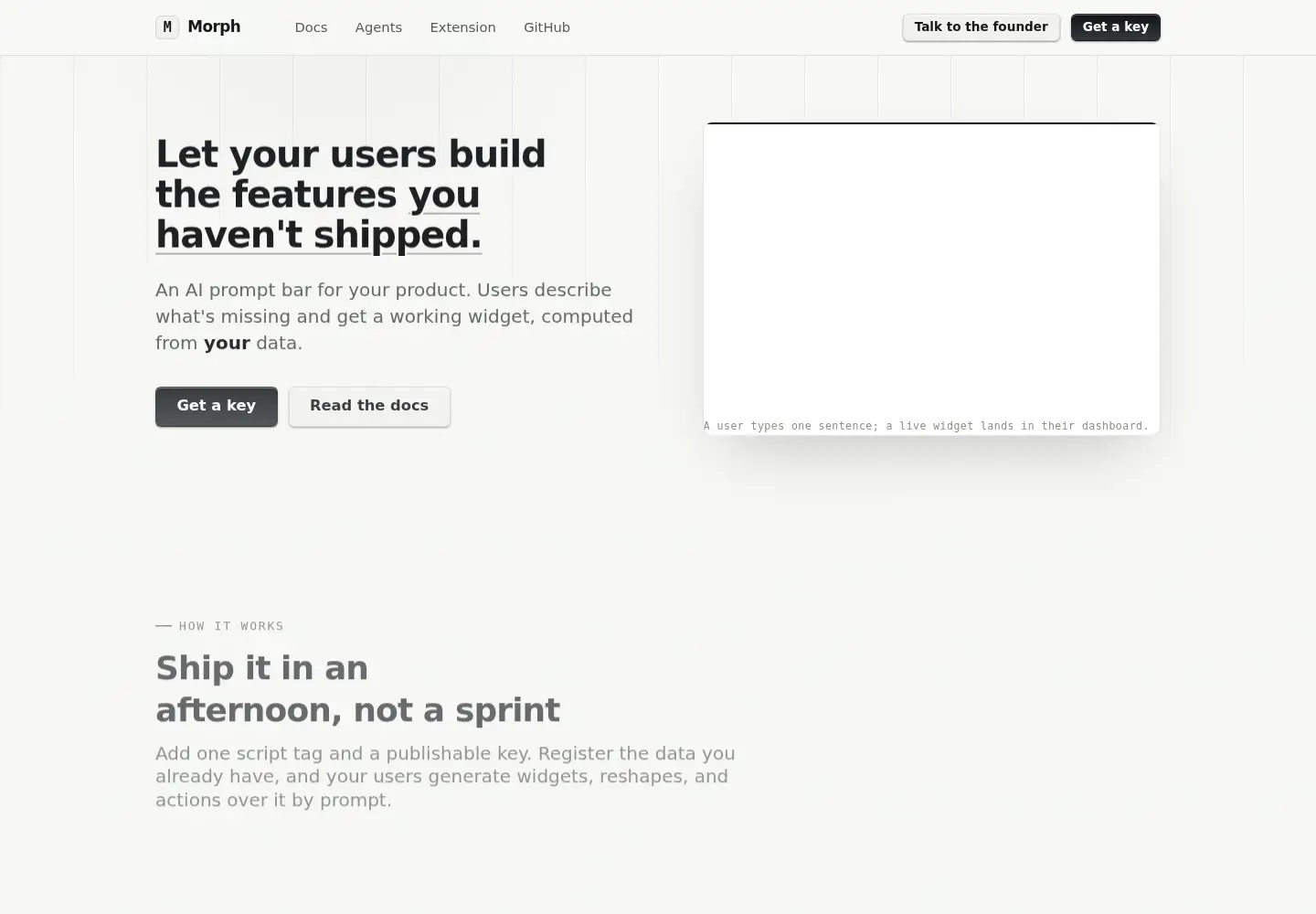 Captured homepage of usemorph.xyz in the current scan