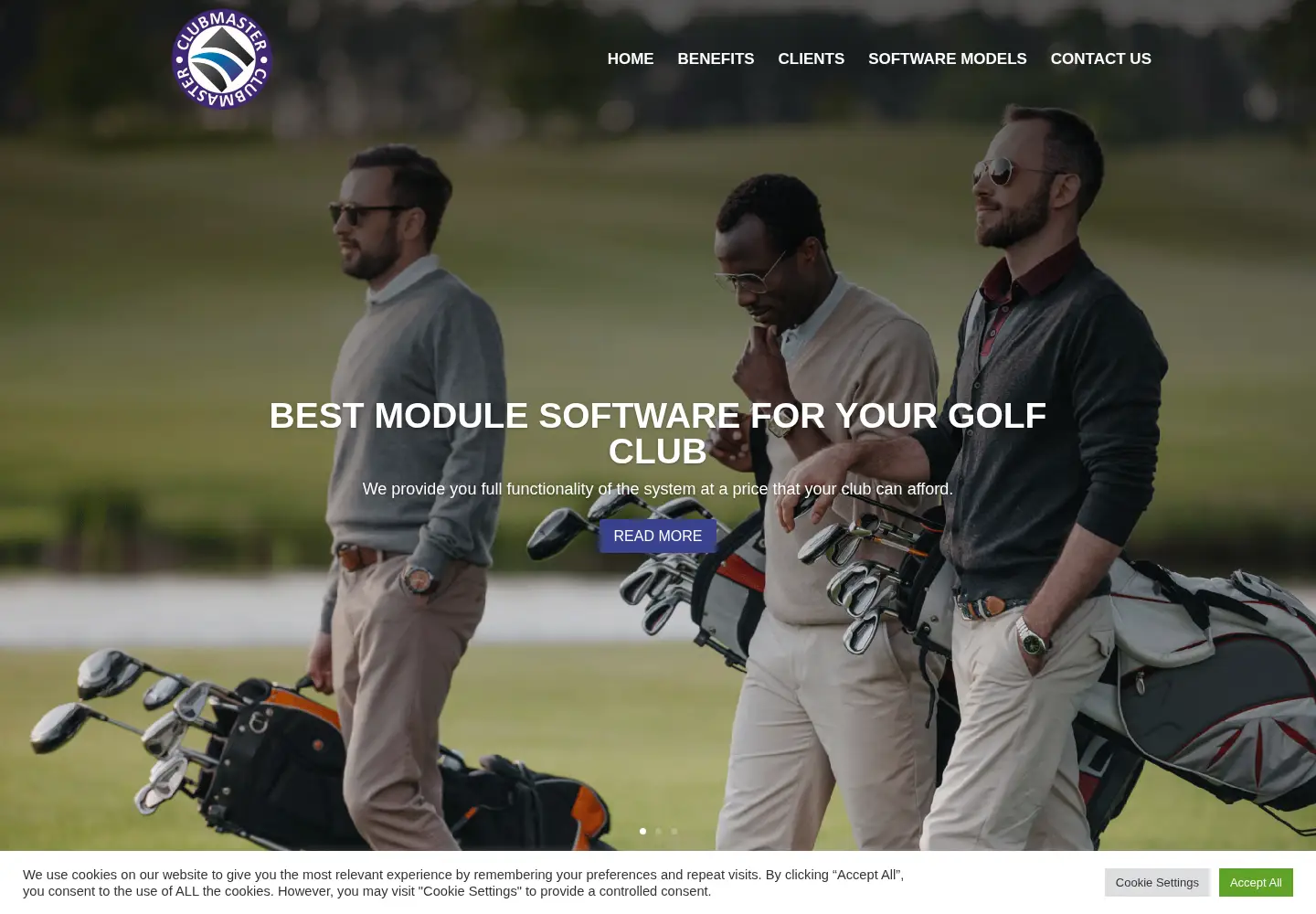 Captured homepage of clubmaster.co.za in the current scan