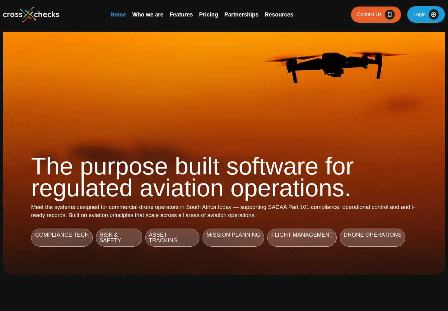Captured homepage of crosschecks.co.za in the current scan