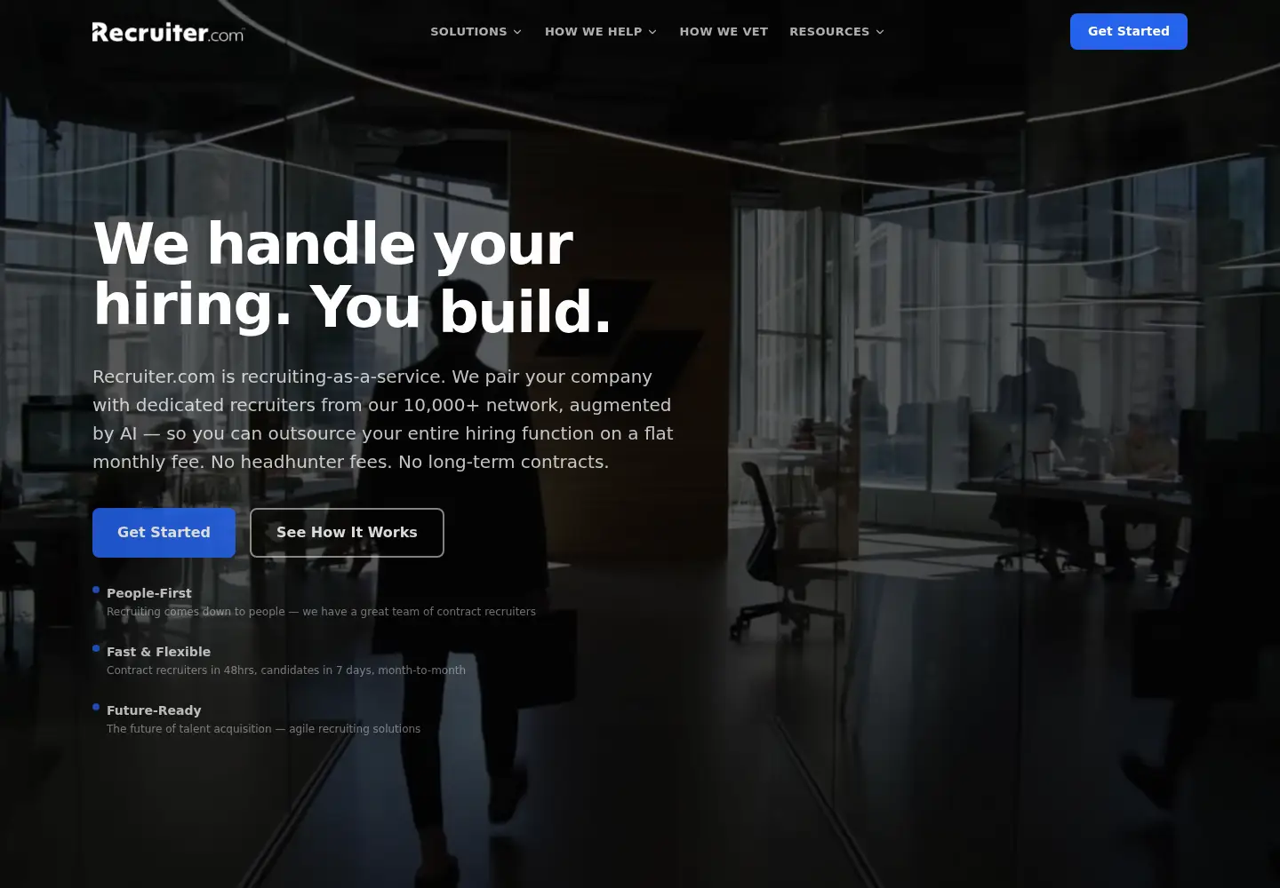 Screenshot of recruiter.com