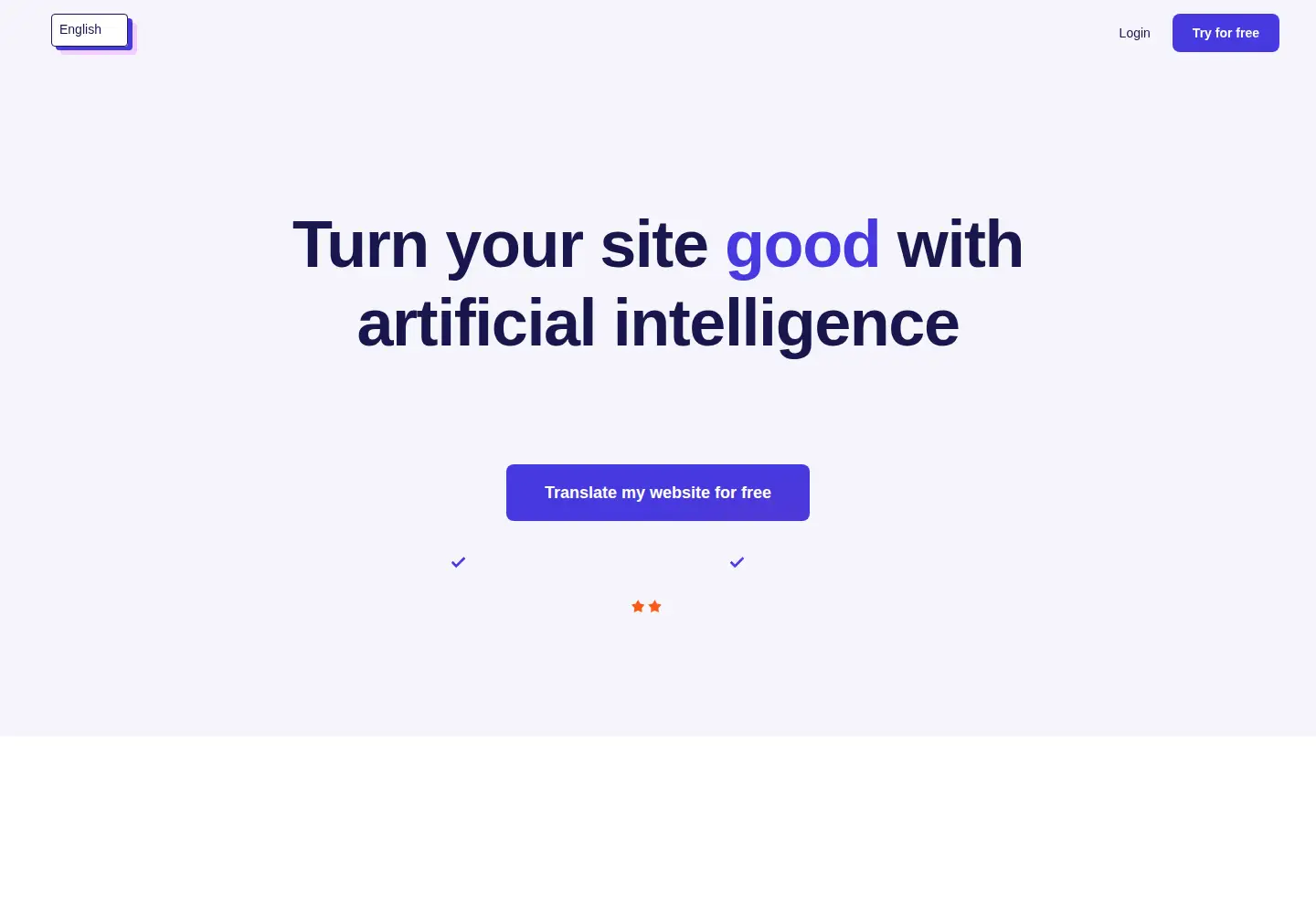 Screenshot of weglot.com