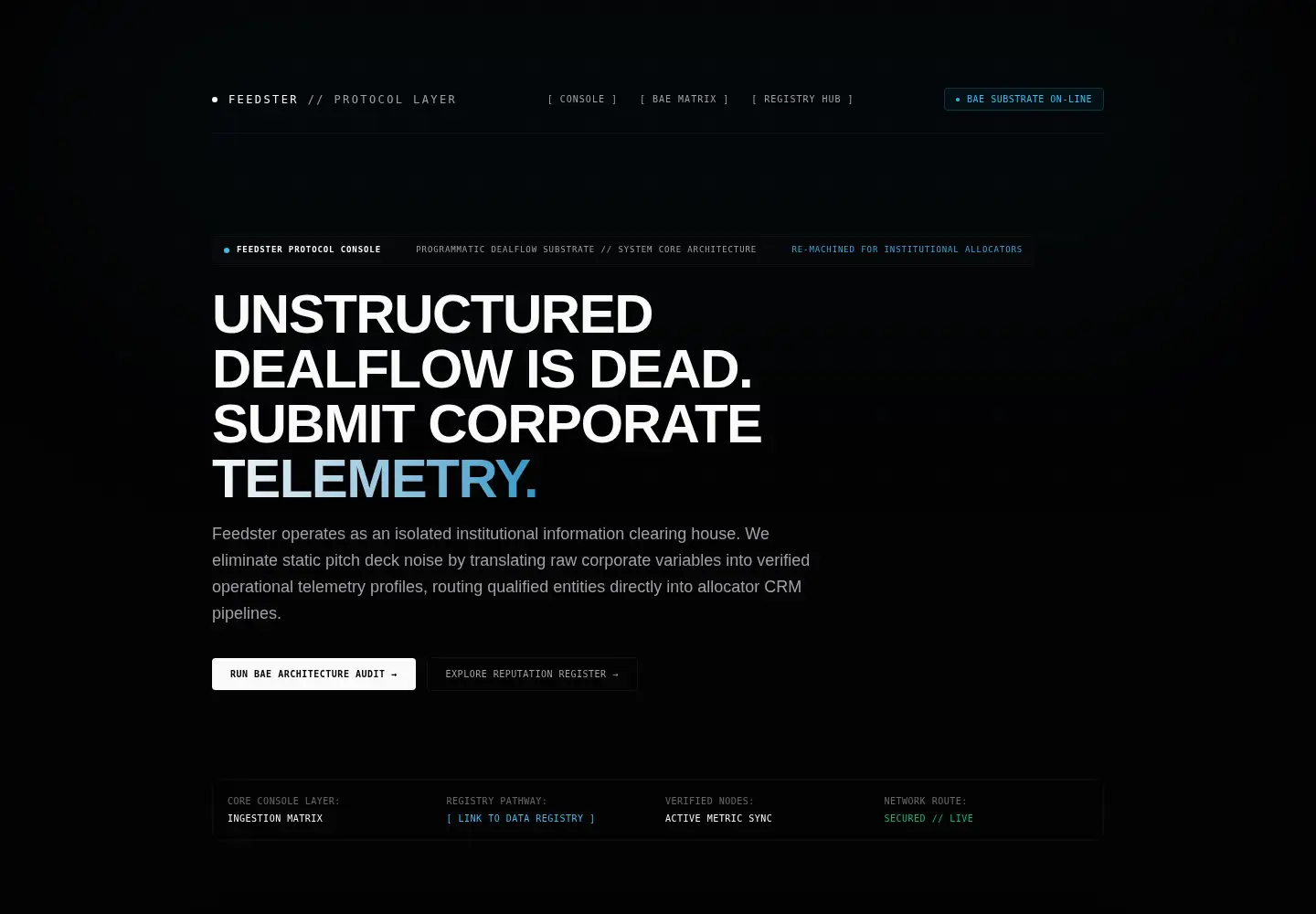 Screenshot of feedster.com
