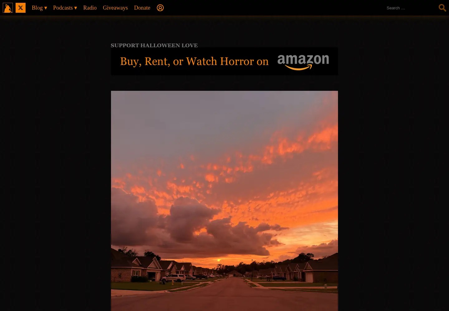 Captured homepage of halloweenlove.com in the current scan