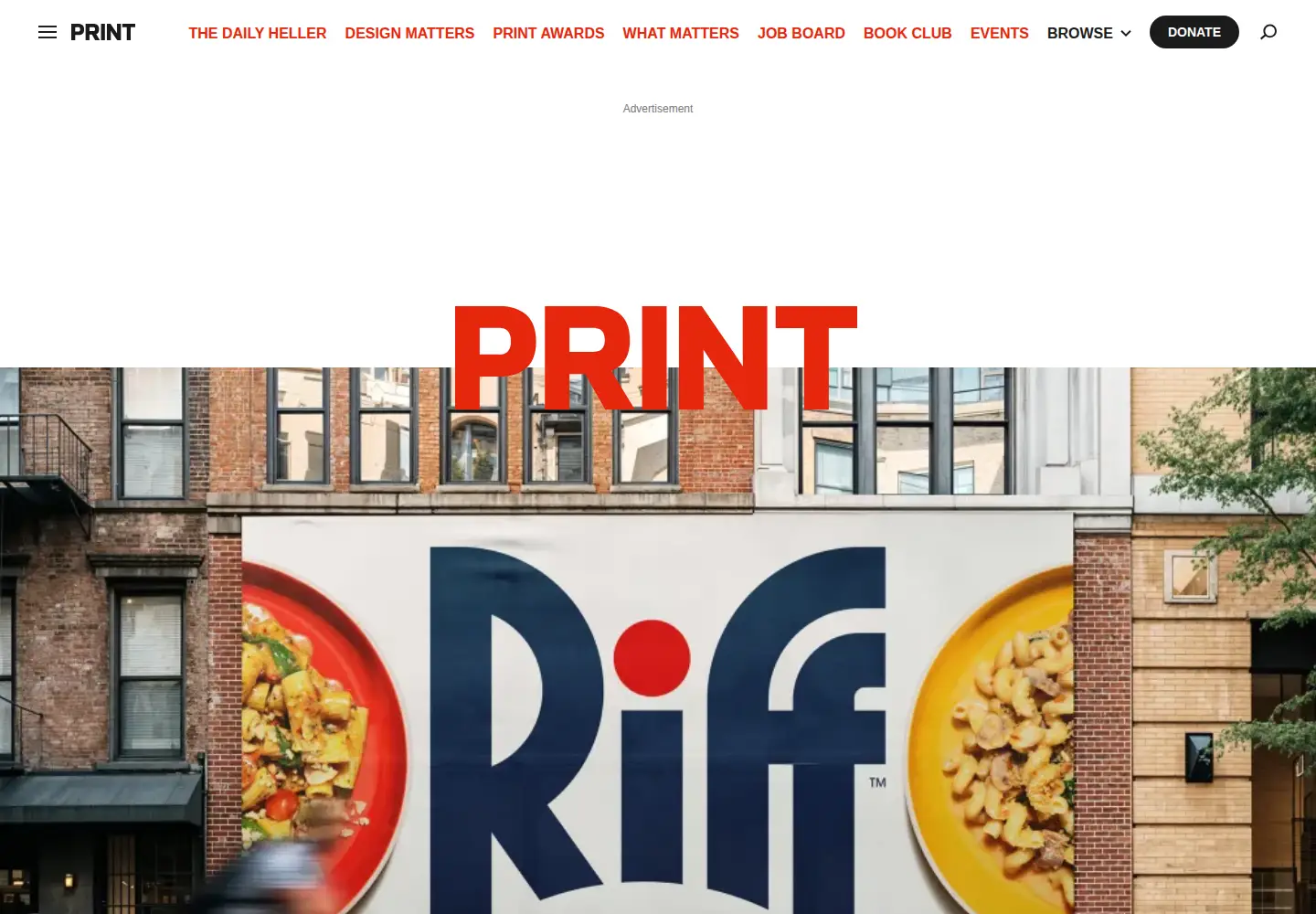 Screenshot of printmag.com