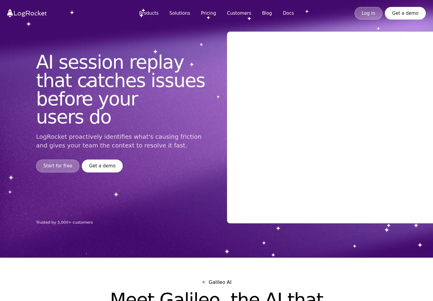 Screenshot of logrocket.com