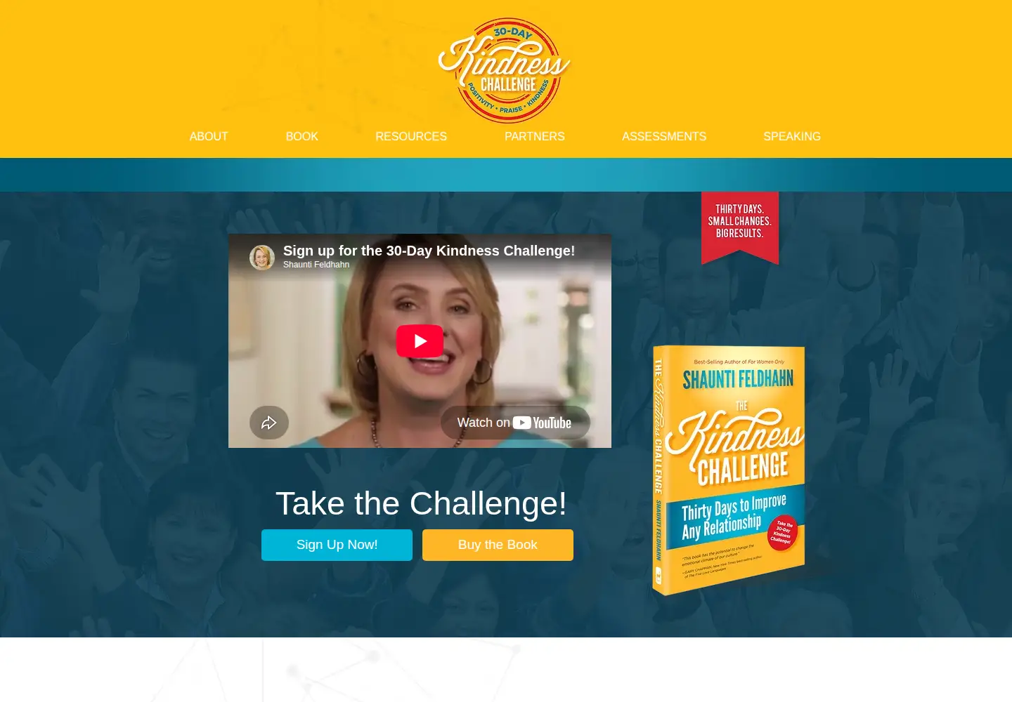 Screenshot of jointhekindnesschallenge.com