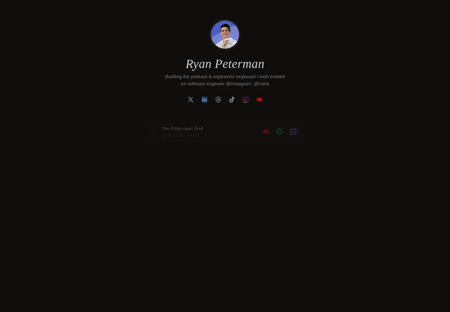 Screenshot of ryanlpeterman.dev
