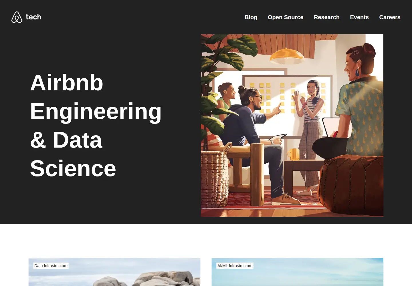 Captured homepage of airbnb.io in the current scan