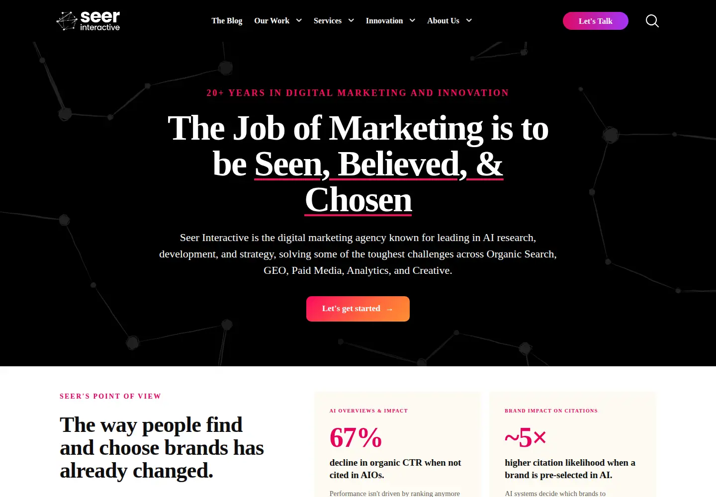 Screenshot of seerinteractive.com