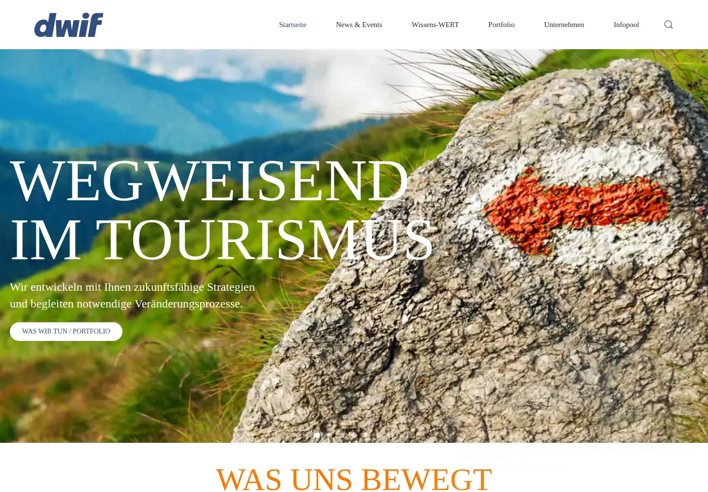 Screenshot of dwif.de