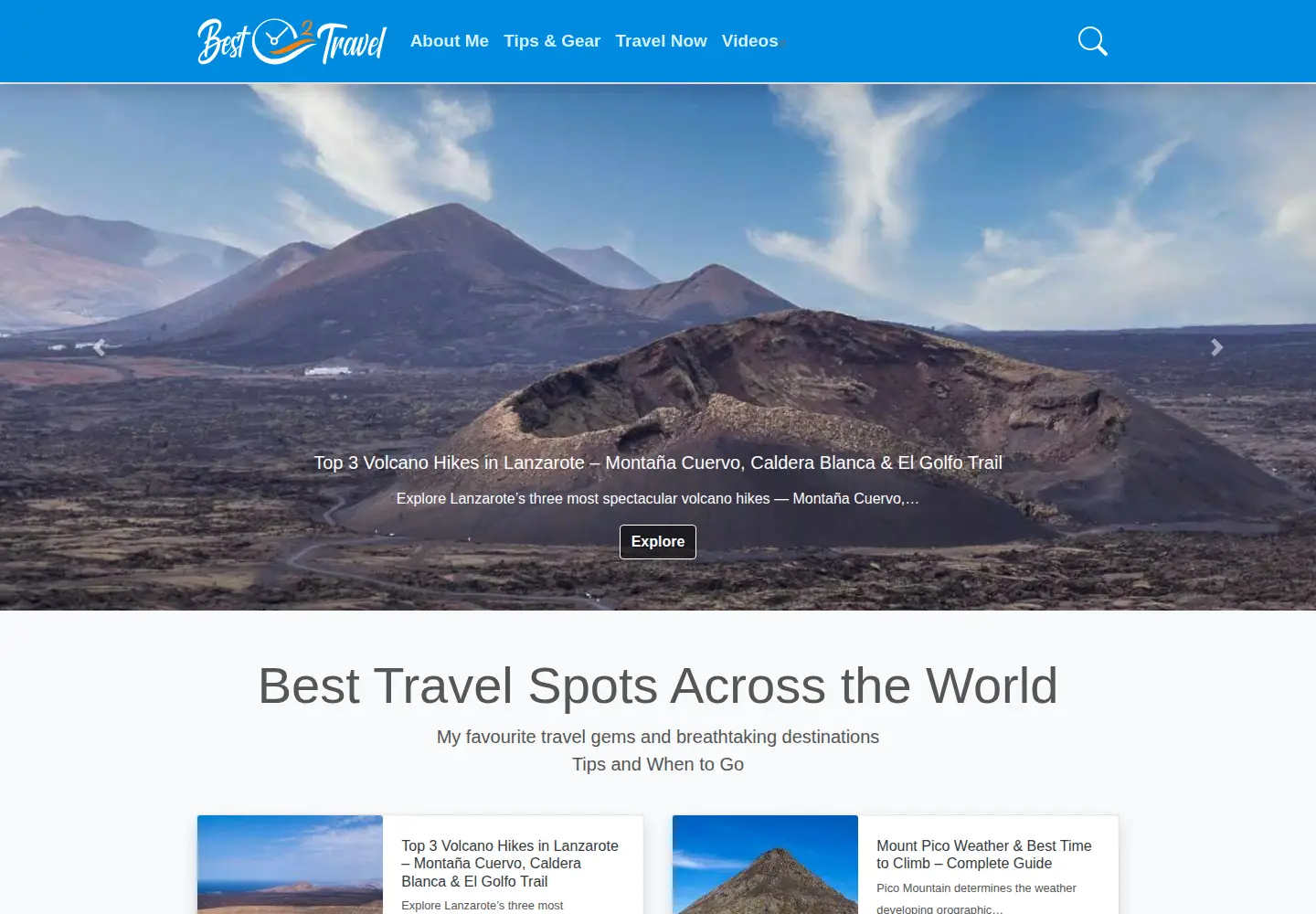 Captured homepage of besttime2travel.com in the current scan