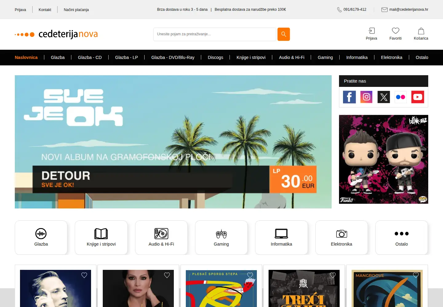 Screenshot of cedeterija.com