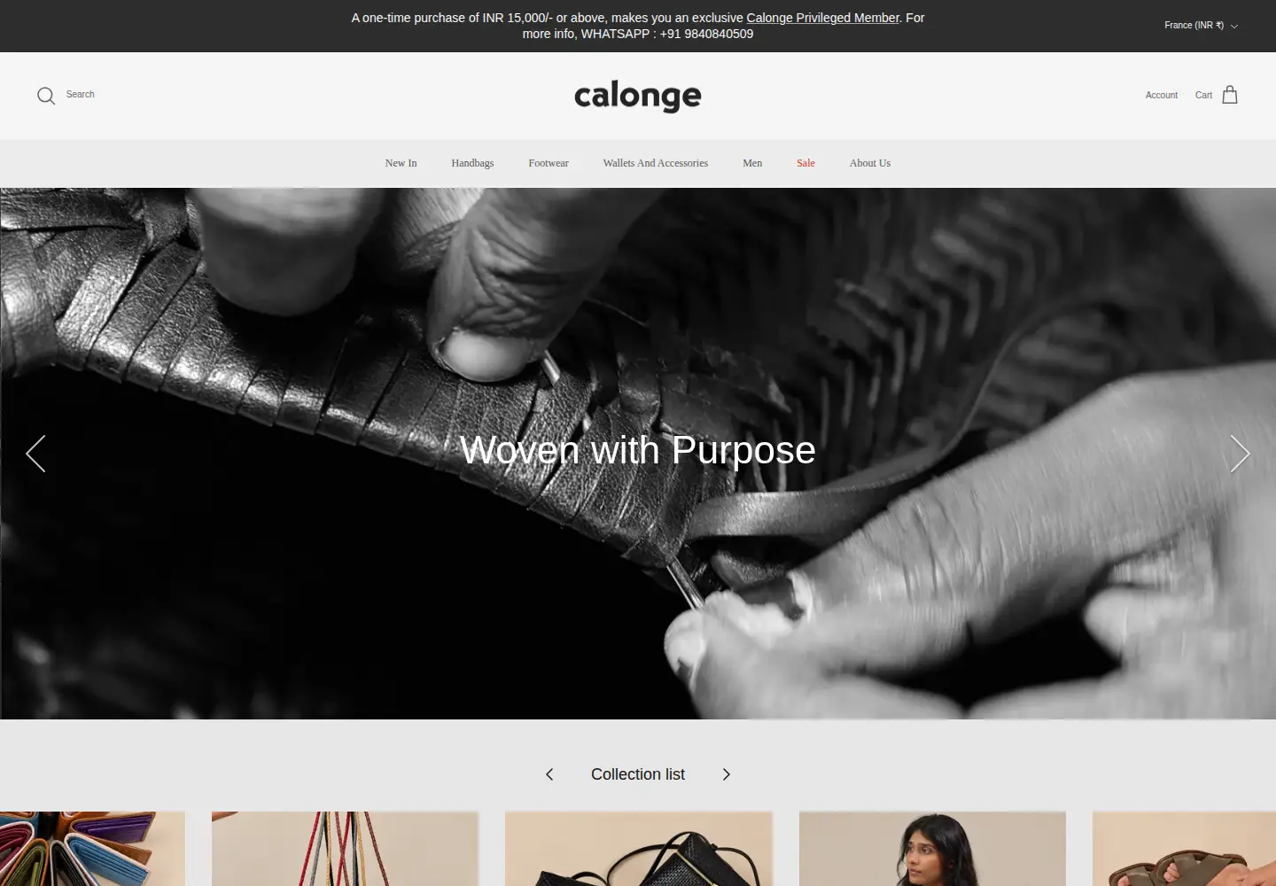 Screenshot of calonge-group.com
