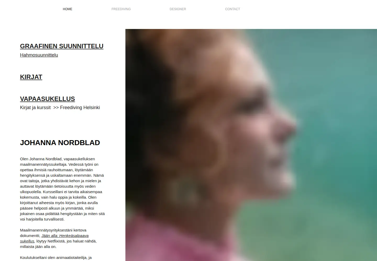 Screenshot of johannanordblad.com