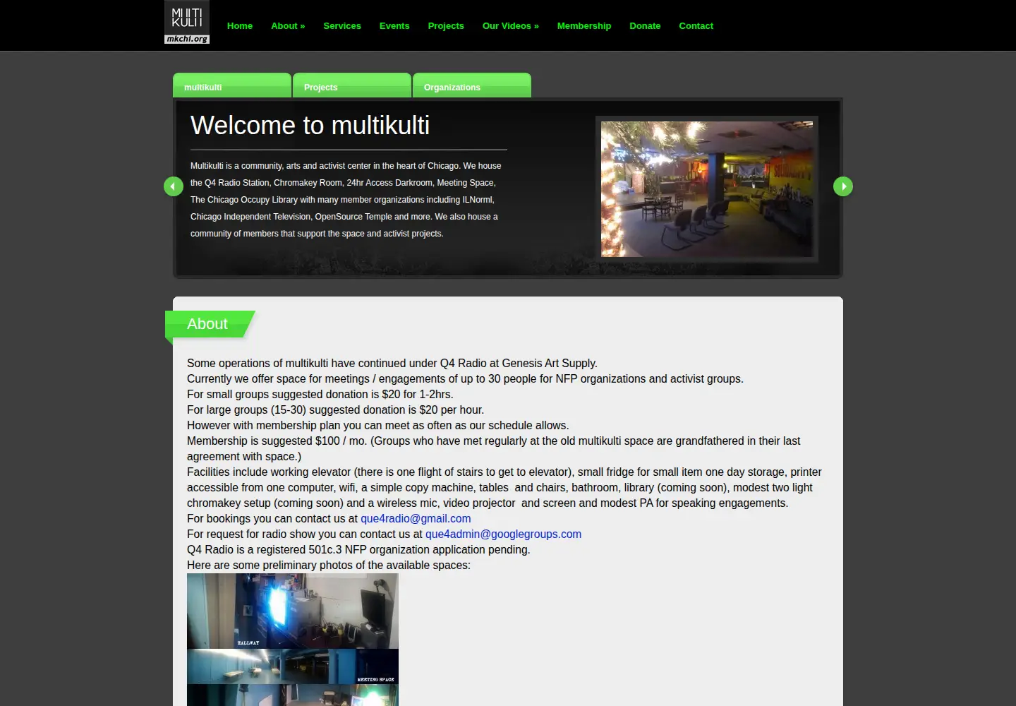 Screenshot of mkchi.org