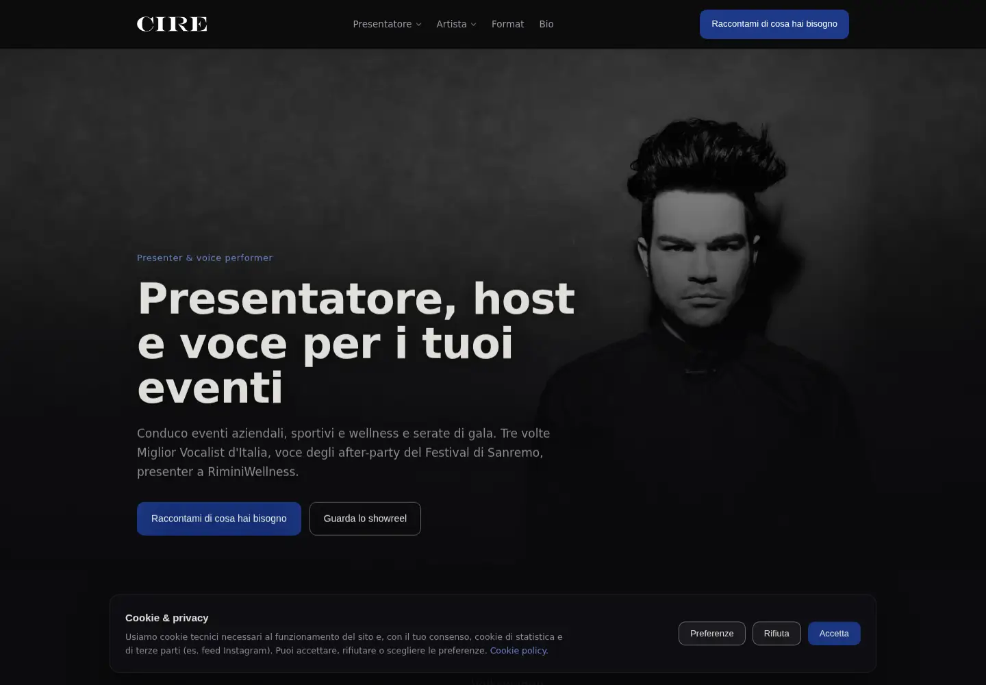 Screenshot of cire.tv