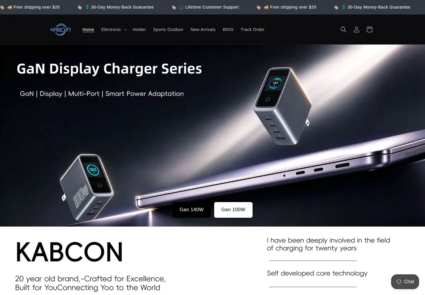 Screenshot of kabcon-us.com