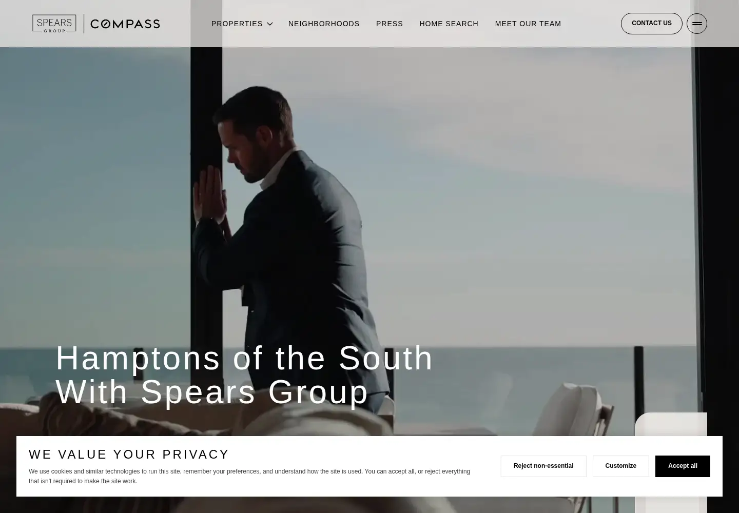 Captured homepage of spearsgroupfl.com in the current scan