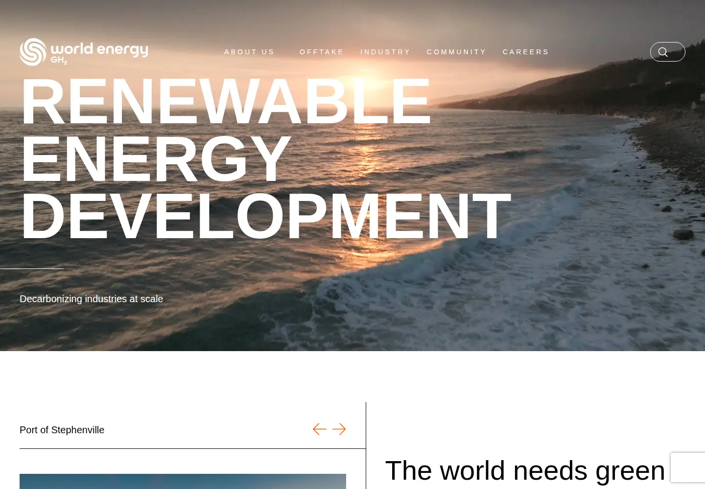 Screenshot of worldenergygh2.com