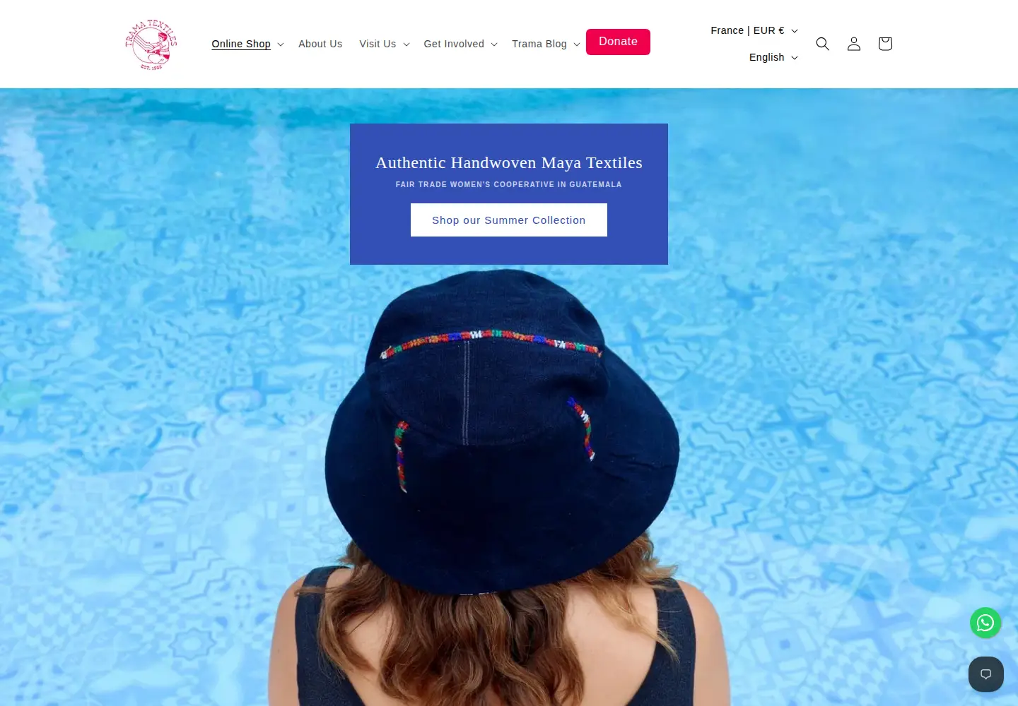 Captured homepage of tramatextiles.org in the current scan