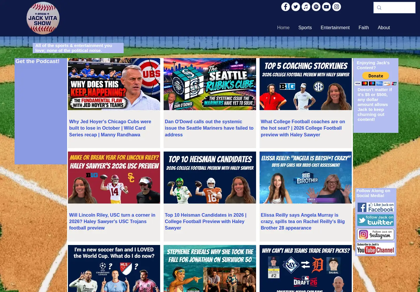Screenshot of jackvita.com