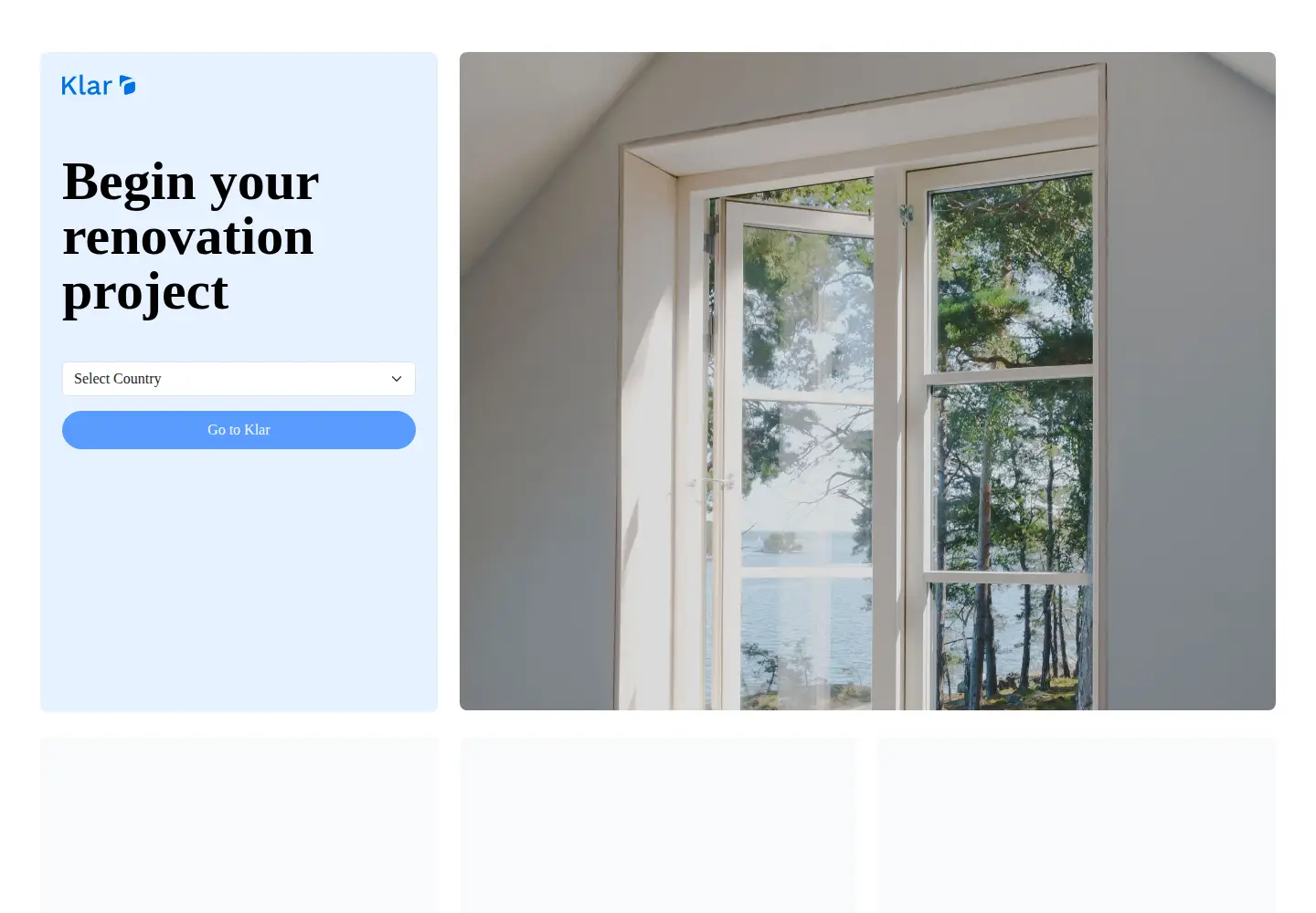 Screenshot of klarhome.com