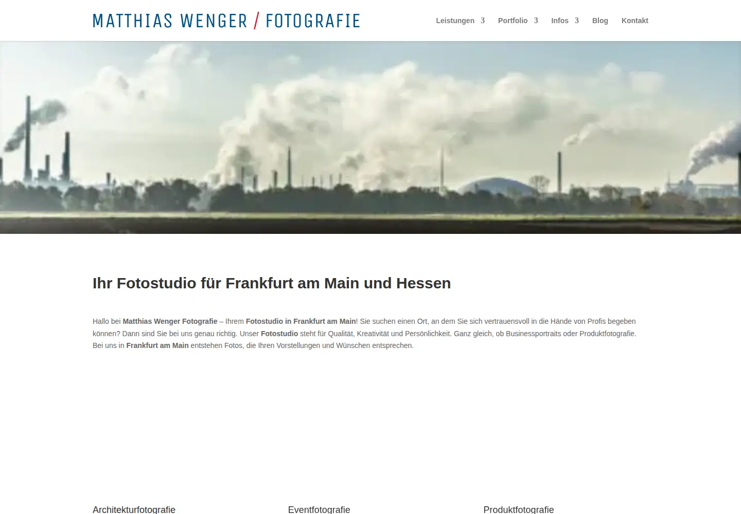 Screenshot of matthiaswenger.de