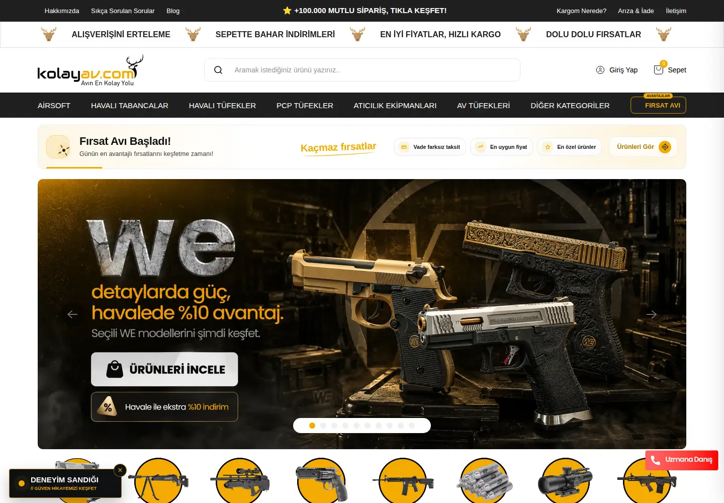Screenshot of kolayav.com