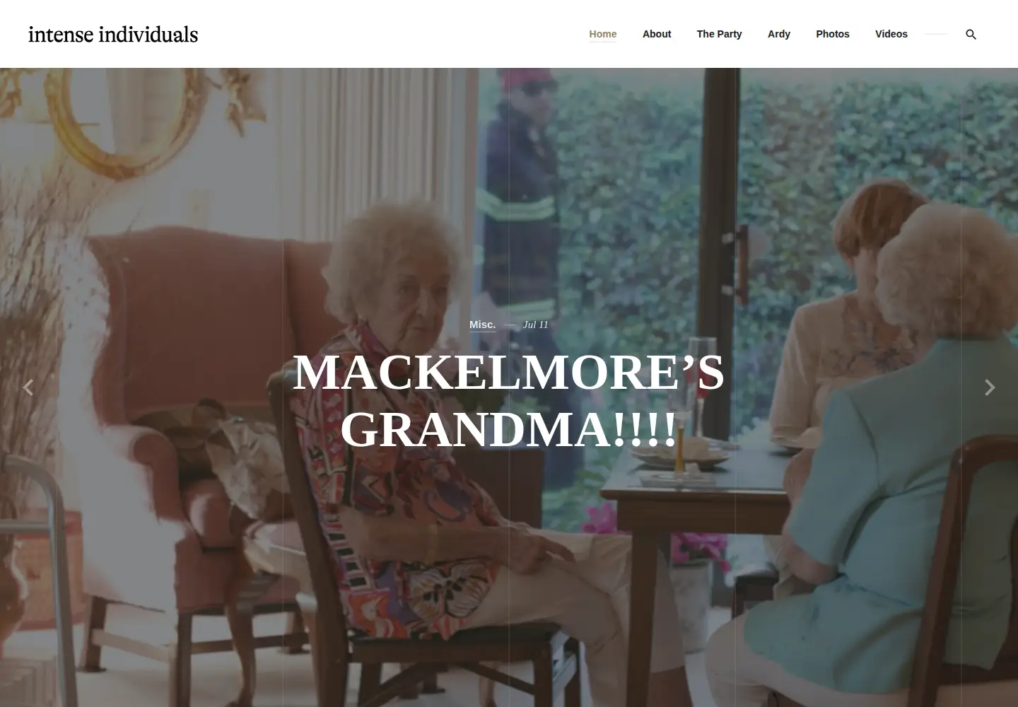 Screenshot of intenseindividuals.com