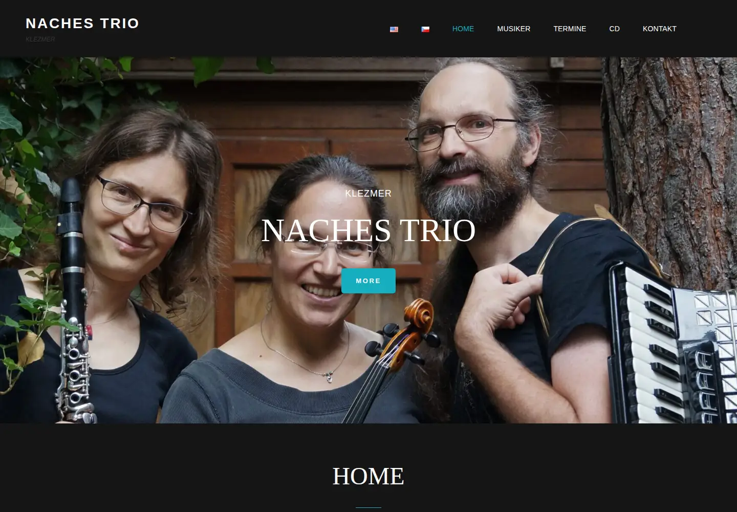 Captured homepage of naches-trio.com in the current scan