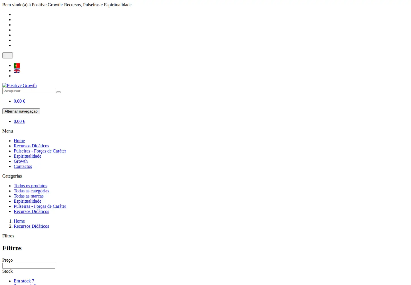Captured homepage of positivegrowth.pt in the current scan