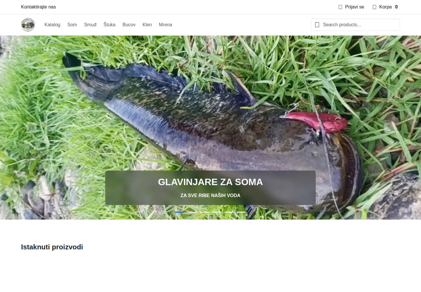 Captured homepage of glavinjare-vucko.in.rs in the current scan