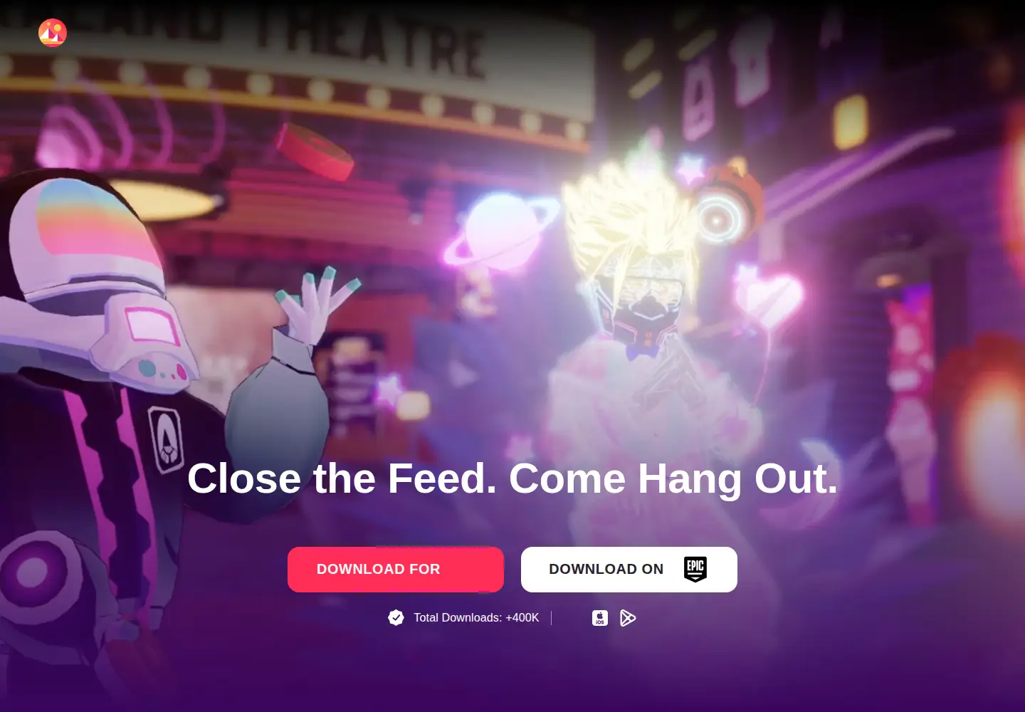 Screenshot of decentraland.org