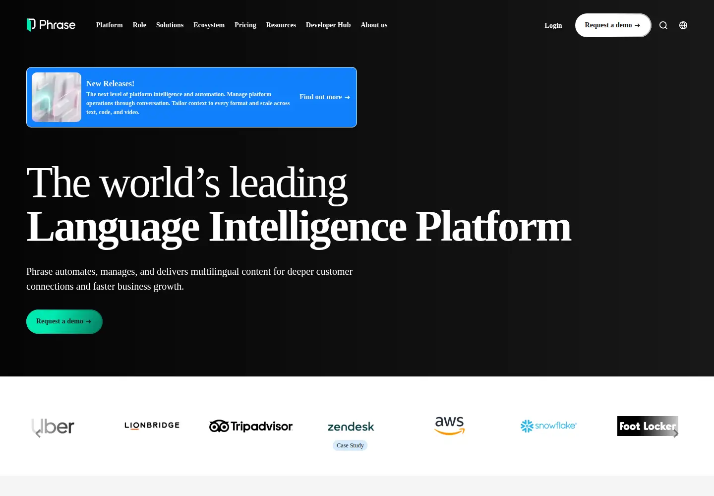 Screenshot of phrase.com