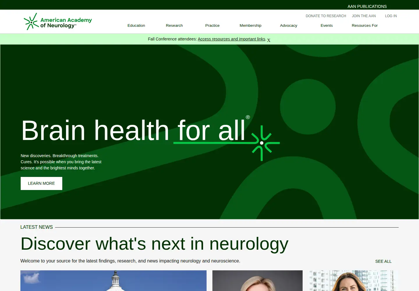Screenshot of aan.com