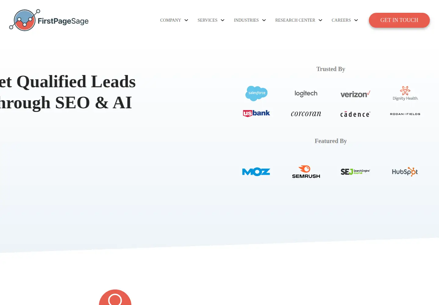 Screenshot of firstpagesage.com