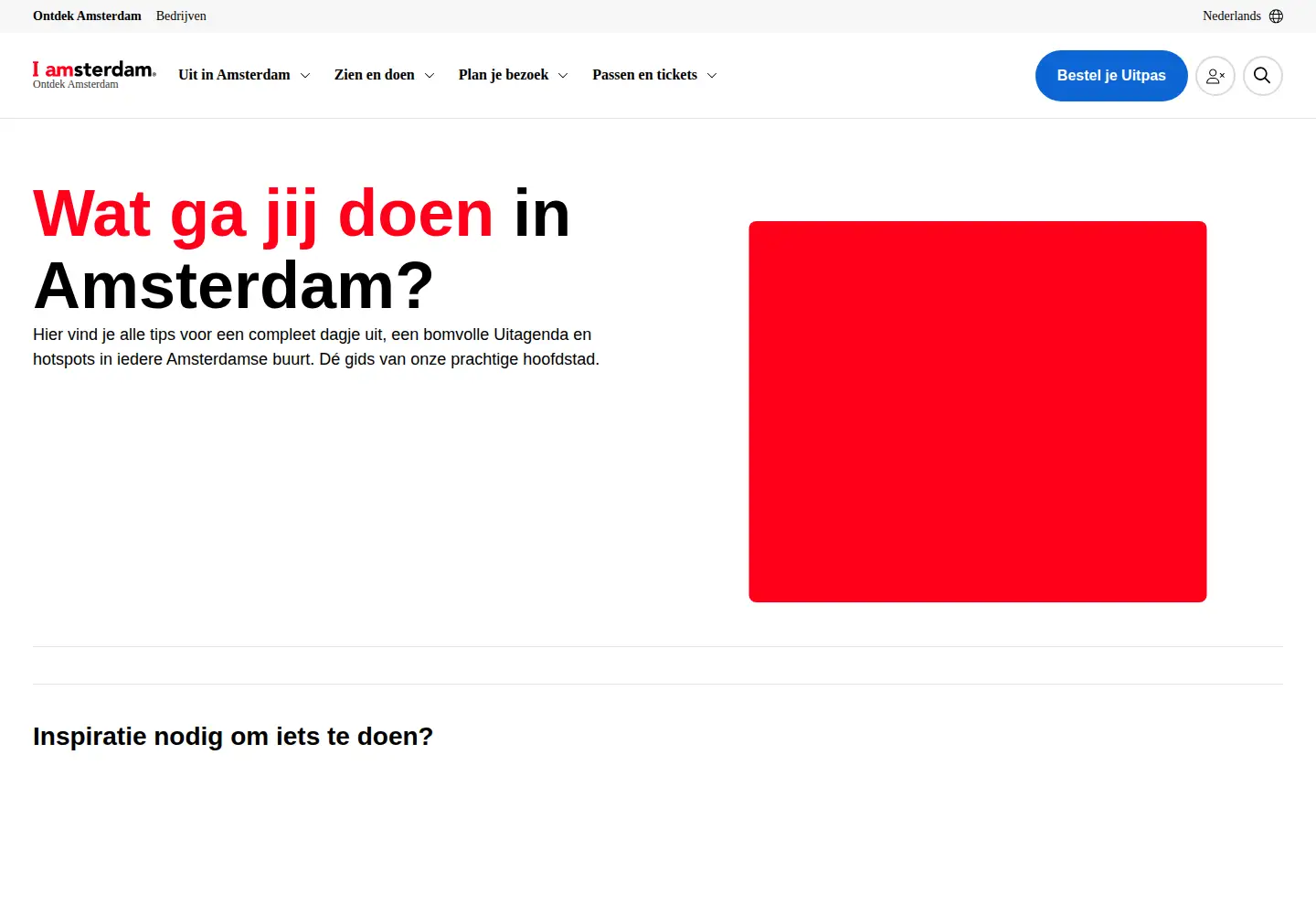Screenshot of iamsterdam.com