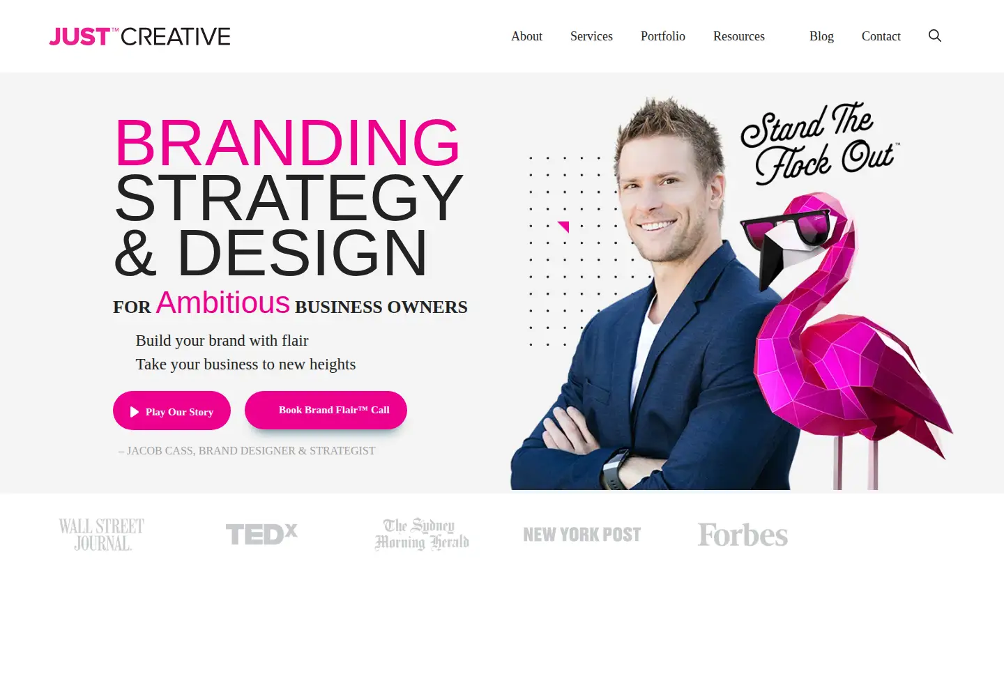 Screenshot of justcreative.com