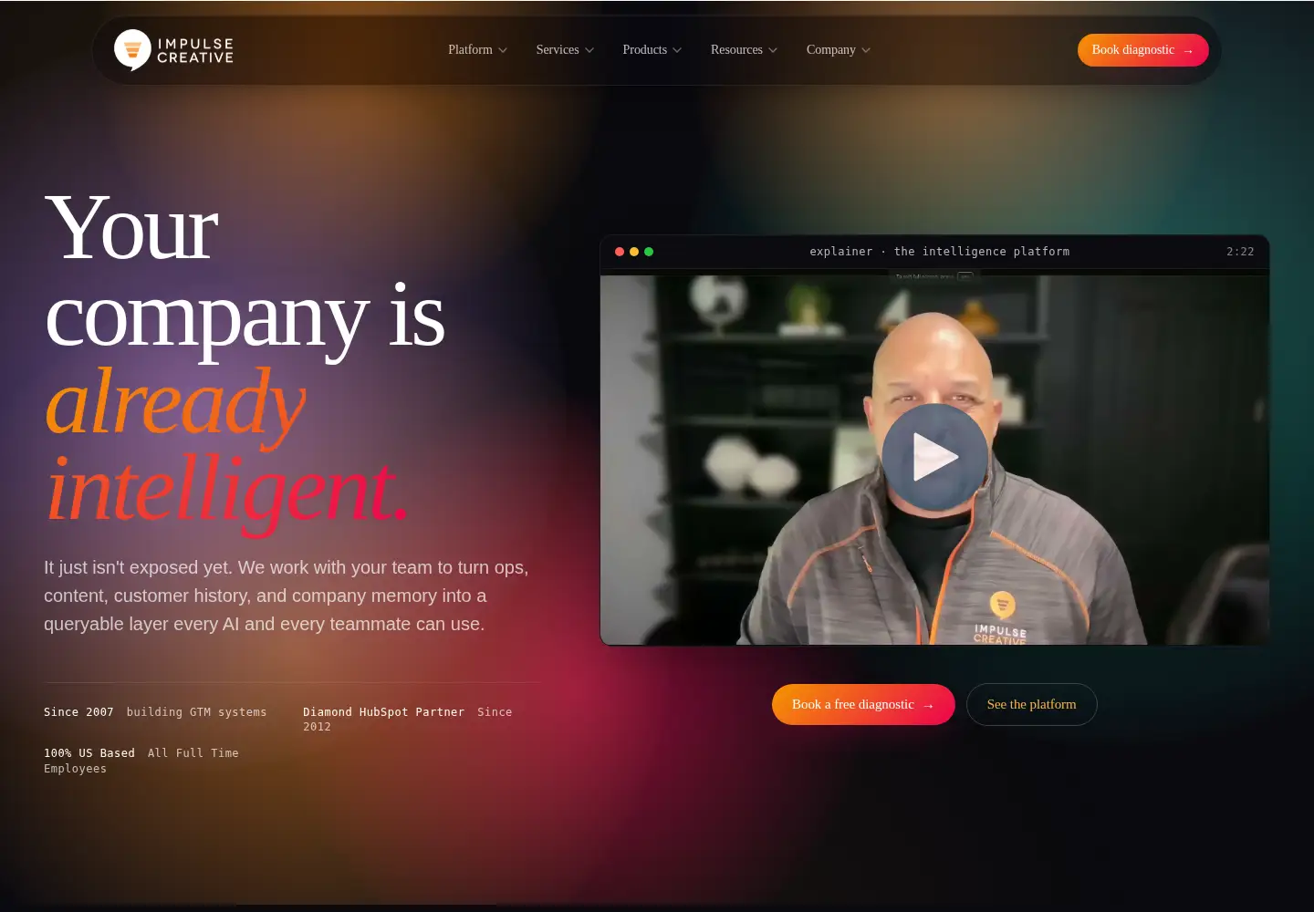 Screenshot of impulsecreative.com