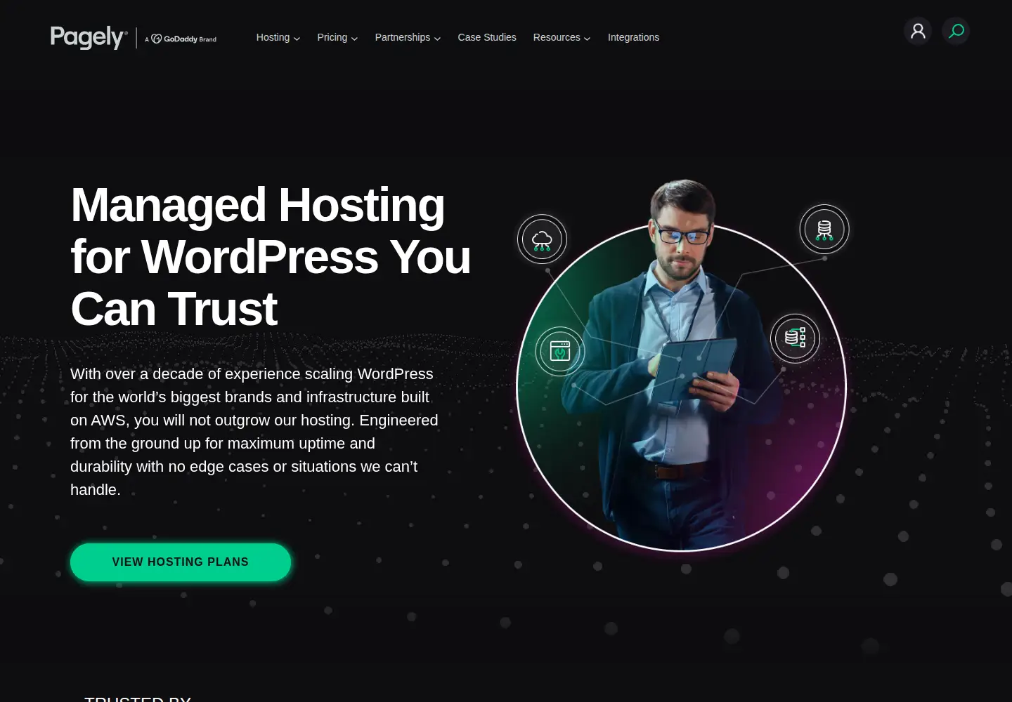 Screenshot of pagely.com