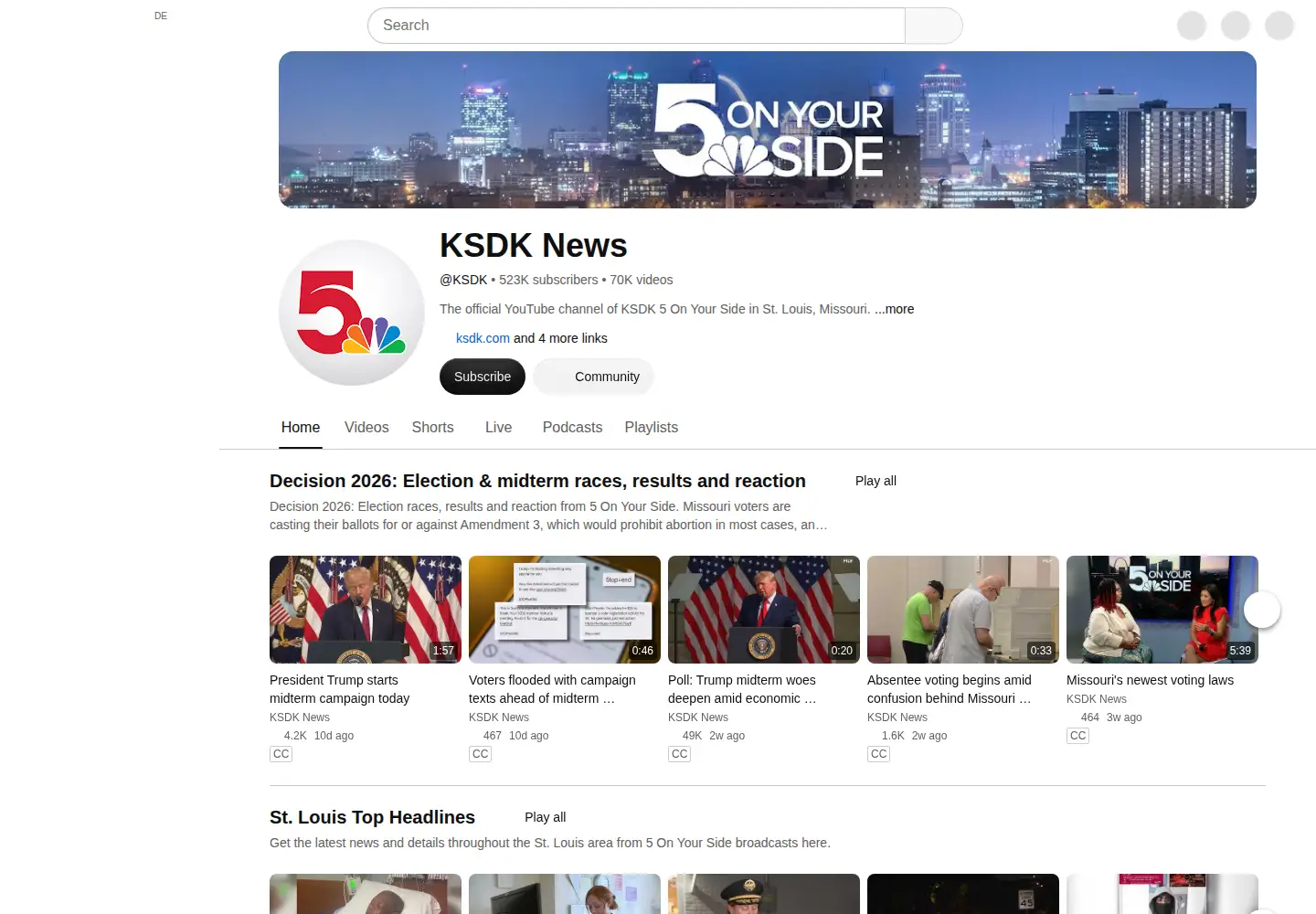 Screenshot of ksdk.com