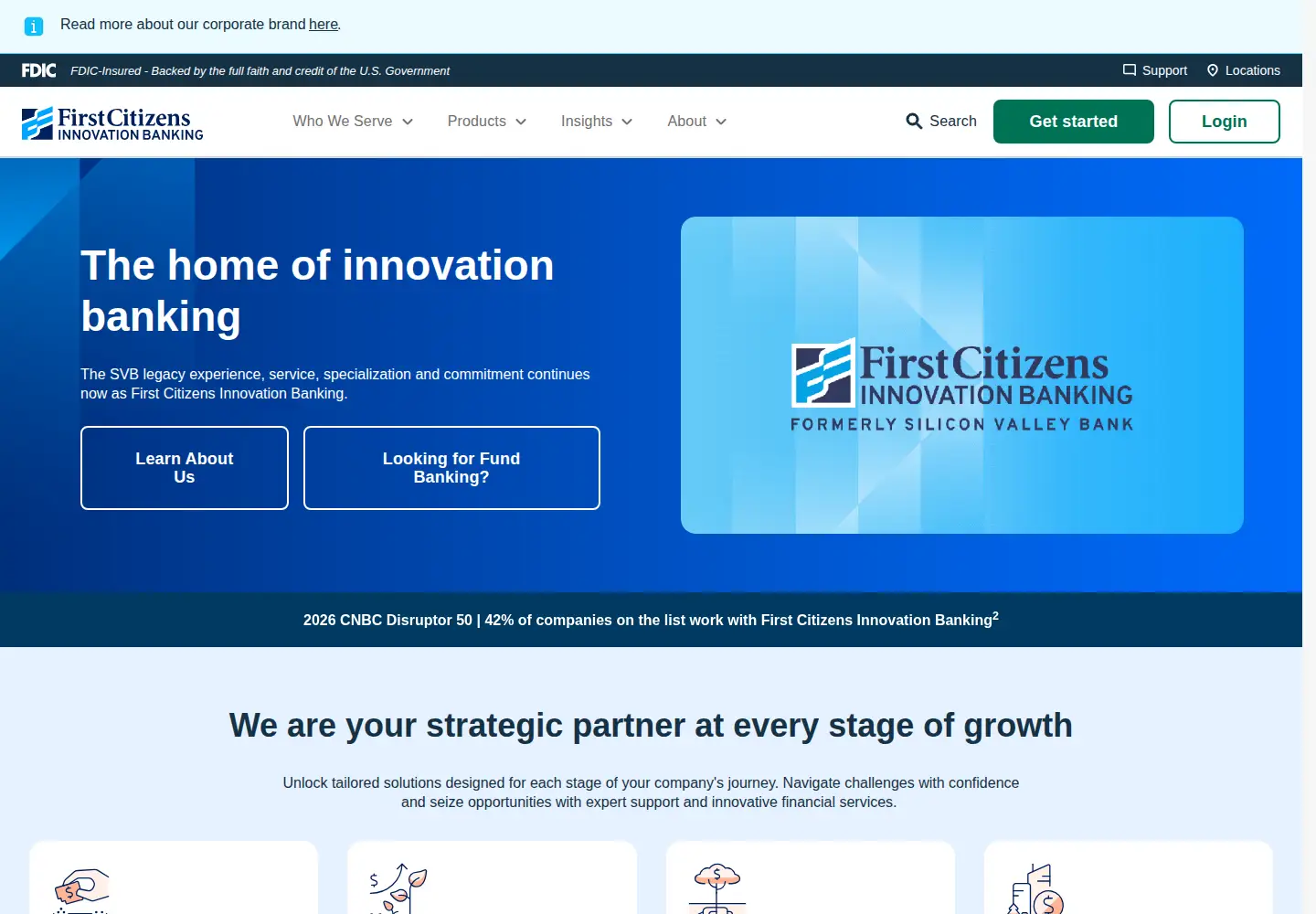 Captured homepage of svb.com in the current scan