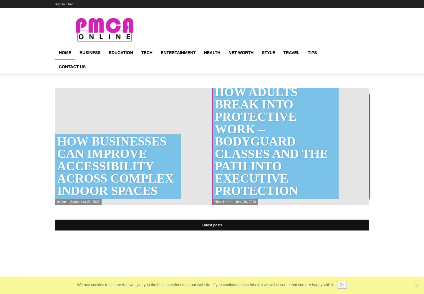 Screenshot of pmcaonline.org