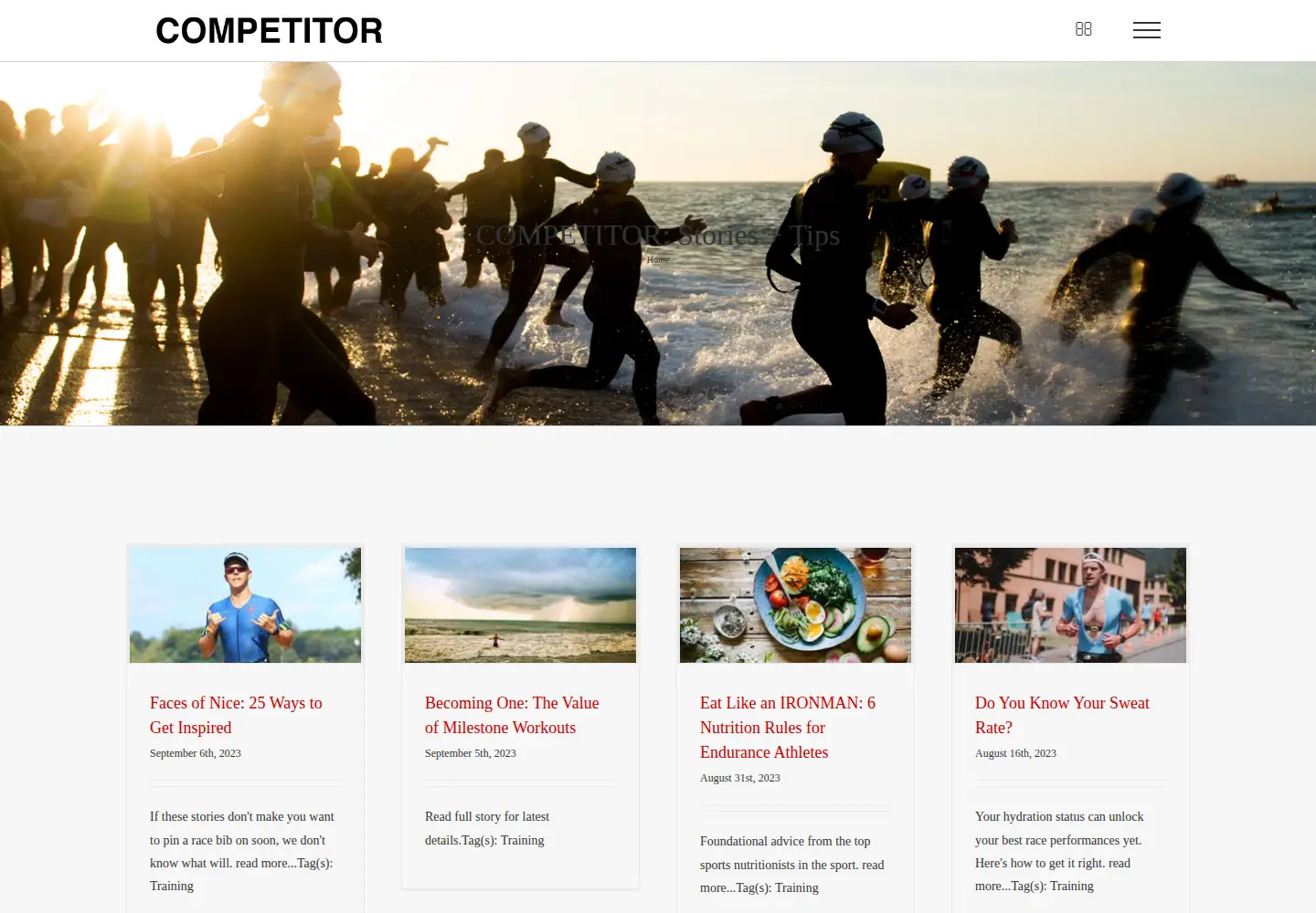 Captured homepage of competitor.com in the current scan