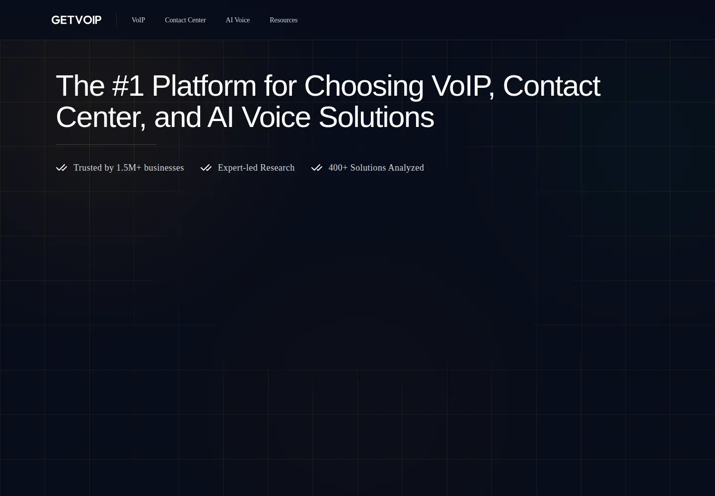 Screenshot of getvoip.com