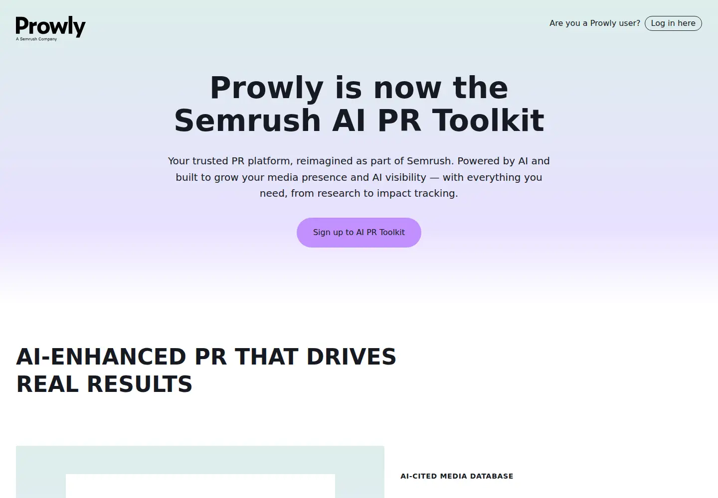 Screenshot of prowly.com