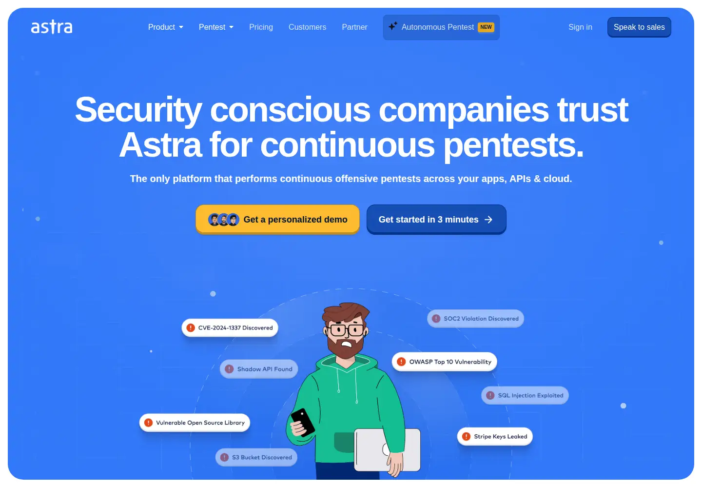 Screenshot of getastra.com
