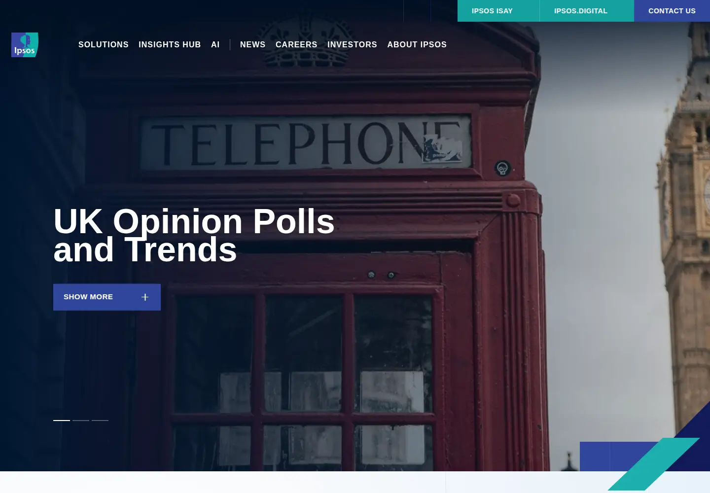 Captured homepage of ipsos-mori.com in the current scan